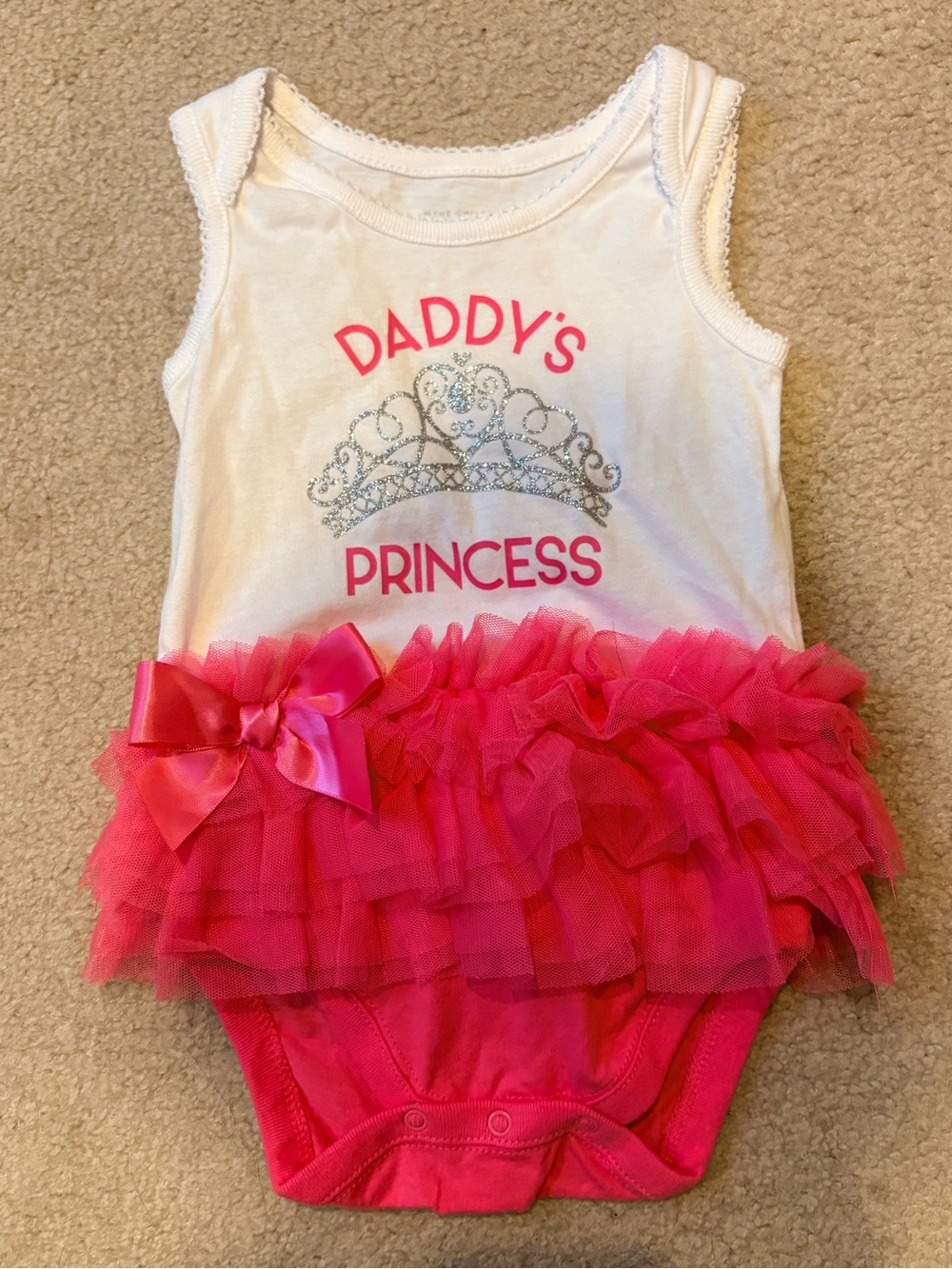 NWOT The Children’s Place Daddy’s Princess Onsie Tutu